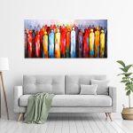 Canvas print Memories, panoramic