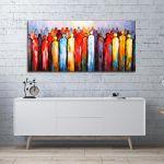 Canvas print Memories, panoramic