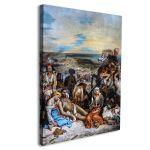 Canvas print The Massacre at Chios, Delacroix Eugene