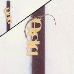 Uncle Aunt, wooden word