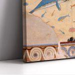 Canvas print Knossos Dolphins panoramic