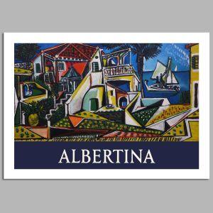 Exhibition poster, Mediterranean Picasso, Albertina 2