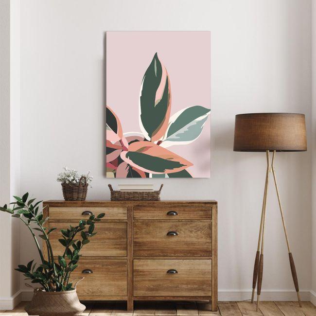 Πίνακας σε καμβά Vector leaves