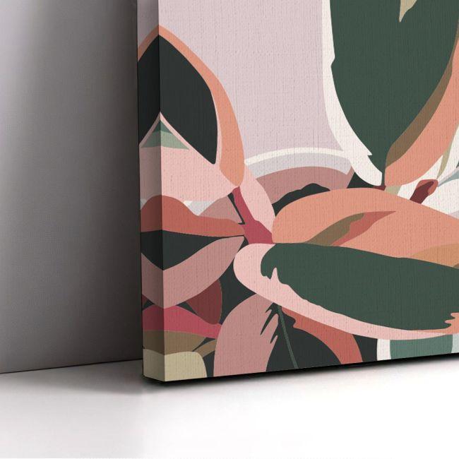 Πίνακας σε καμβά Vector leaves