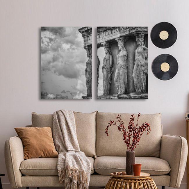 Canvas print Caryatides, two panels