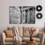 Canvas print Caryatides, two panels