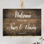 Wooden sign Wedding,Welcome to our love story