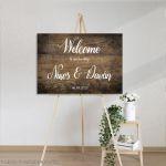 Wooden sign Wedding,Welcome to our love story