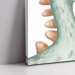 Canvas print birthday. dinosaur