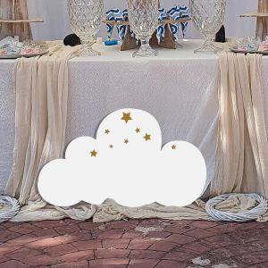 Wooden cloud with stars 2