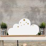 Wooden cloud with stars