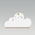 Wooden cloud with stars