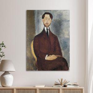 Canvas print Portrait of Leopoldo Zborowsk, Modigliani Amedeo