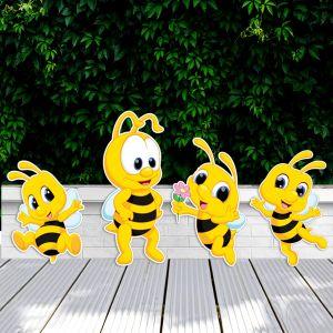 Wooden figures Bees art 2