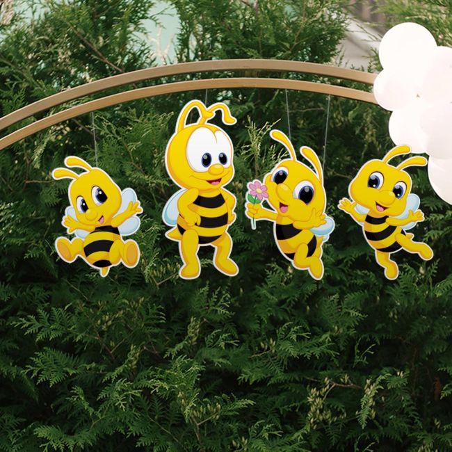 Wooden figures Bees art 2