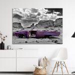 Canvas print Mauve Cadillac