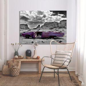 Canvas print Mauve Cadillac Framed canvas View 1 2