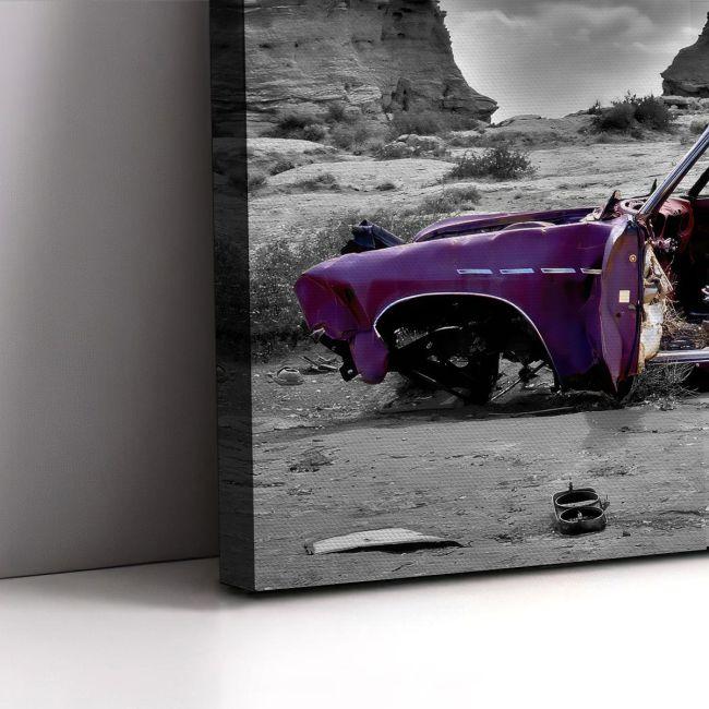 Canvas print Mauve Cadillac