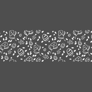 Store front sticker border Easter Sticker 1, minimal style 2