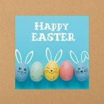 Sticker label Easter 9