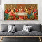 Canvas print Last supper panoramic