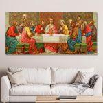 Canvas print Last supper panoramic
