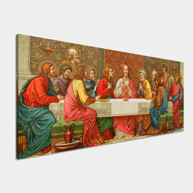 Canvas print Last supper panoramic