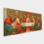 Canvas print Last supper panoramic