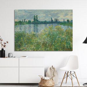 Πίνακας ζωγραφικής Banks of the Seine, Monet