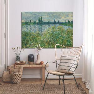 Canvas print Banks of the Seine Monet Framed canvas View 1 2