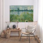 Canvas print Banks of the Seine, Monet