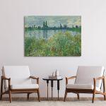 Canvas print Banks of the Seine, Monet