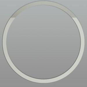 Ασημένια ματ αψίδα, στεφάνι plexiglas 2