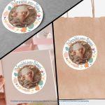 Sticker label My first Easter