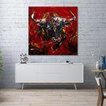 Canvas print Violin trio, square