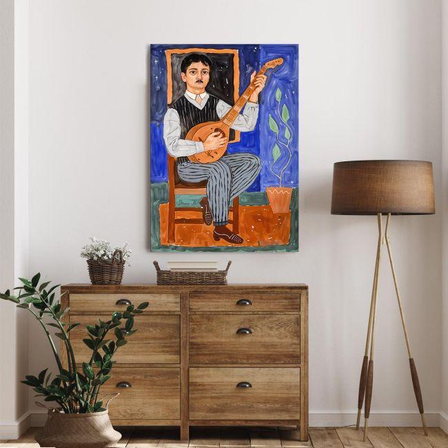 Canvas print Outi reart, (original Sikeliotis)