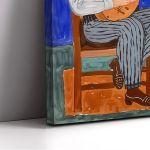 Canvas print Outi reart, (original Sikeliotis)