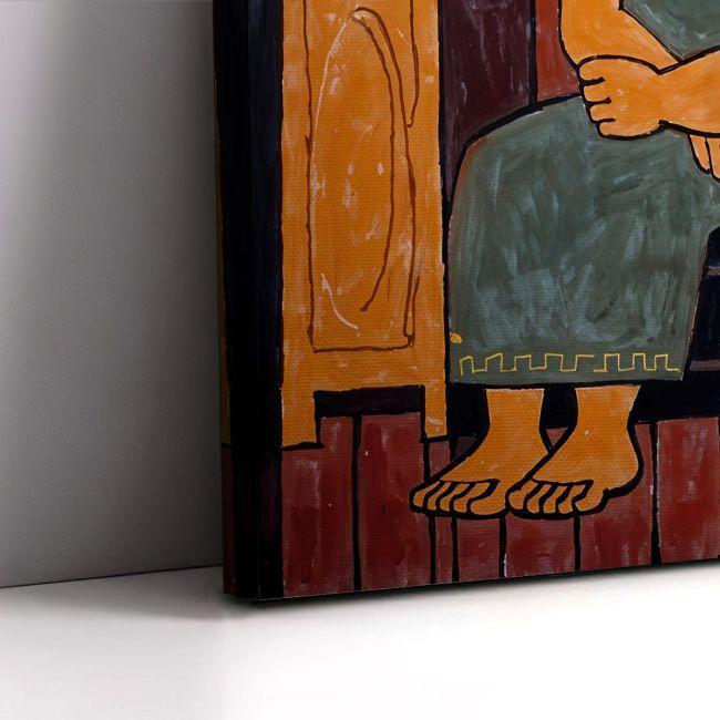 Canvas print Conversation reart, (original Sikeliotis)