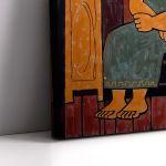 Canvas print Conversation reart, (original Sikeliotis)