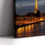 Canvas print Paris, Eiffel tower and Pont Alexandre