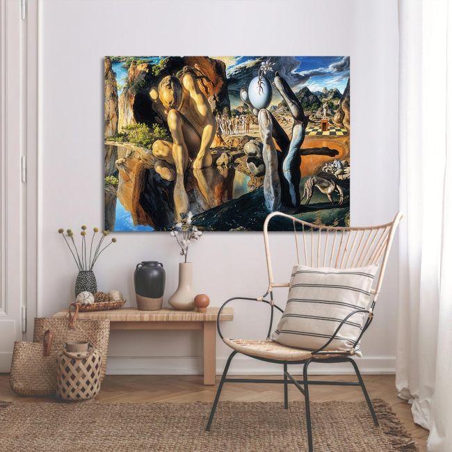 Πίνακας ζωγραφικής Metamorphosis of Narcissus reart (original Dali)