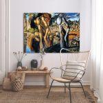 Πίνακας ζωγραφικής Metamorphosis of Narcissus reart (original Dali)