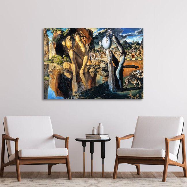 Πίνακας ζωγραφικής Metamorphosis of Narcissus reart (original Dali)