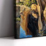Canvas print Metamorphosis of Narcissus reart (original Dali)