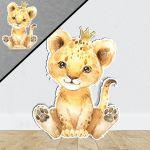 Printed wooden figure, Little lion king