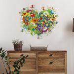 Wall stickers Flower heart