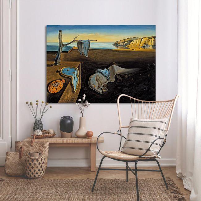 Canvas print The persistence of memory reart (original Dali)