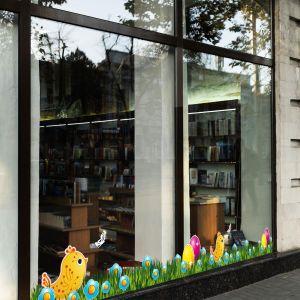 Πασχαλινή μπορντούρα 5αυτοκόλλητο τοίχου Πασχαλινό