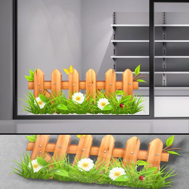 Wall sticker Spring fench