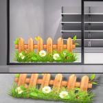 Wall sticker Spring fench